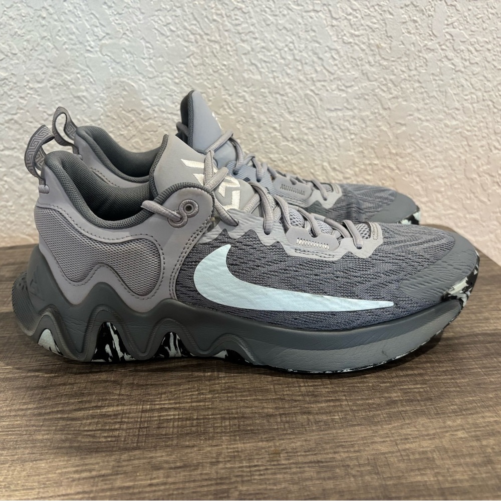 Nike Men's Giannis Gray Athletic Shoes